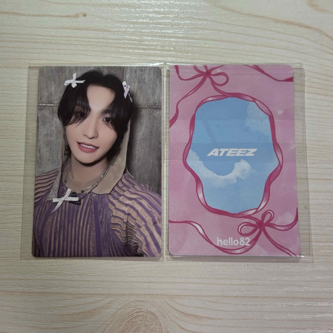 ATEEZ ソンファ musicart 直筆サイン入り当選者ポラ,トレカ セット