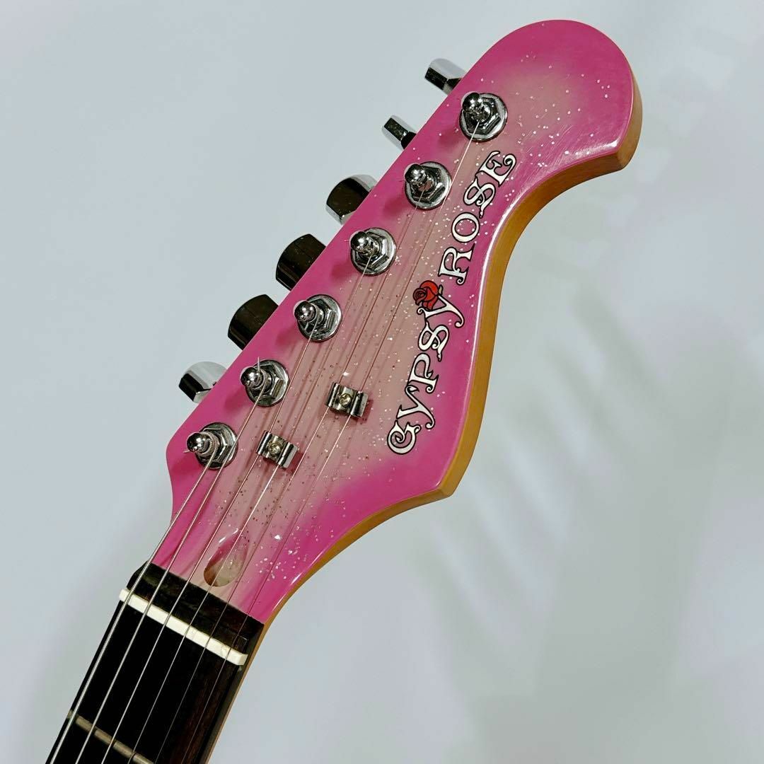 ジプシーローズエレキギター ジプシーローズ ピンク エレキギター