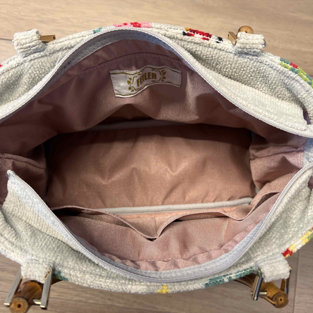 フェイラー FEILER ハイジドット バンブートートバッグ グレー｜FEILER