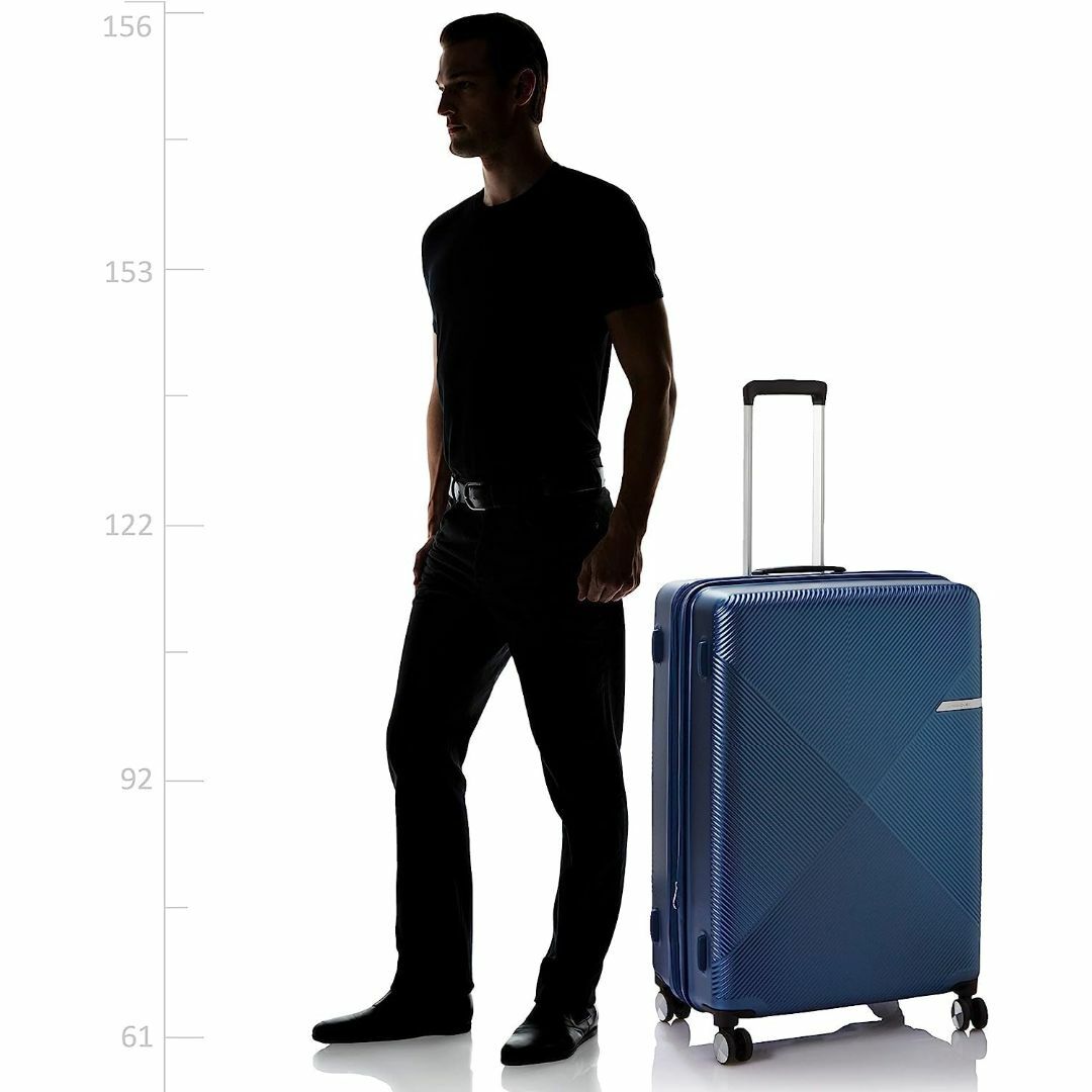 Samsonite Lサイズスーツケース マットネイビー 91L 8-9泊 Samsonite L