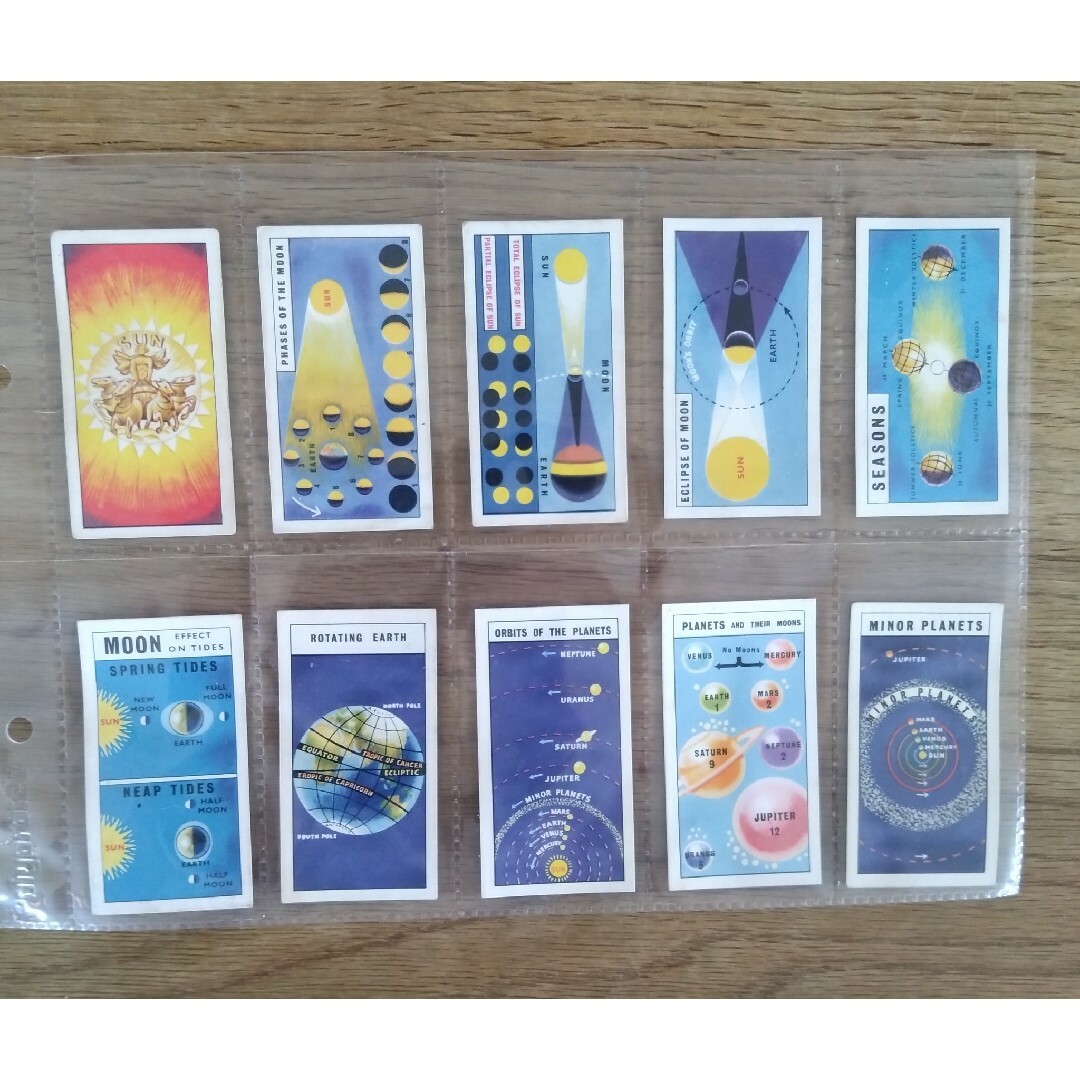 1958年 レア！ イギリス製 ティーカード 宇宙 全50枚 【公式通販】