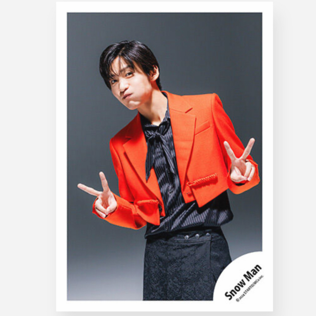 目黒蓮 Man 公式写真 Snow Man目黒蓮 公式写真【BREAK OUT】オフショ