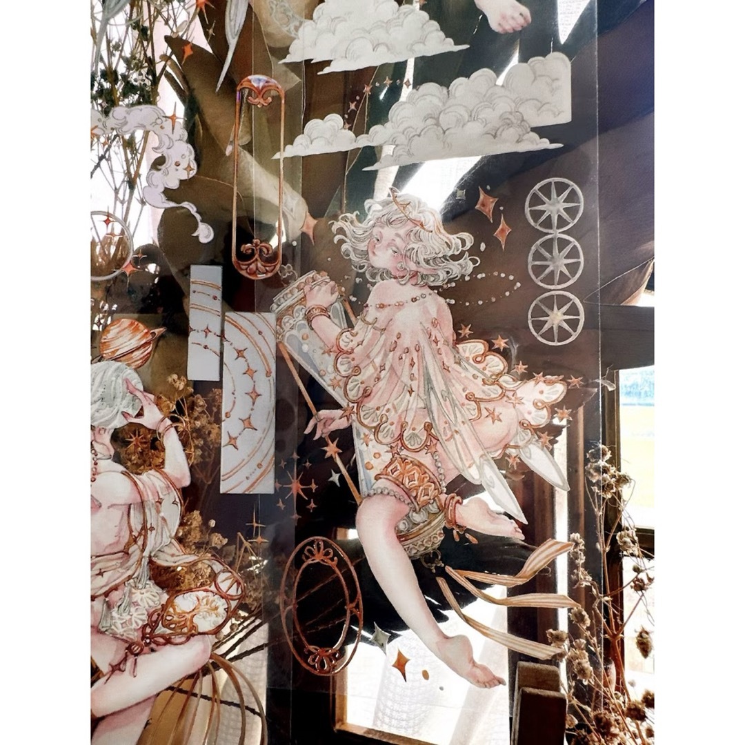 海外マスキングテープ巻売り 去度暇 人物マスキングテープ風景マステ