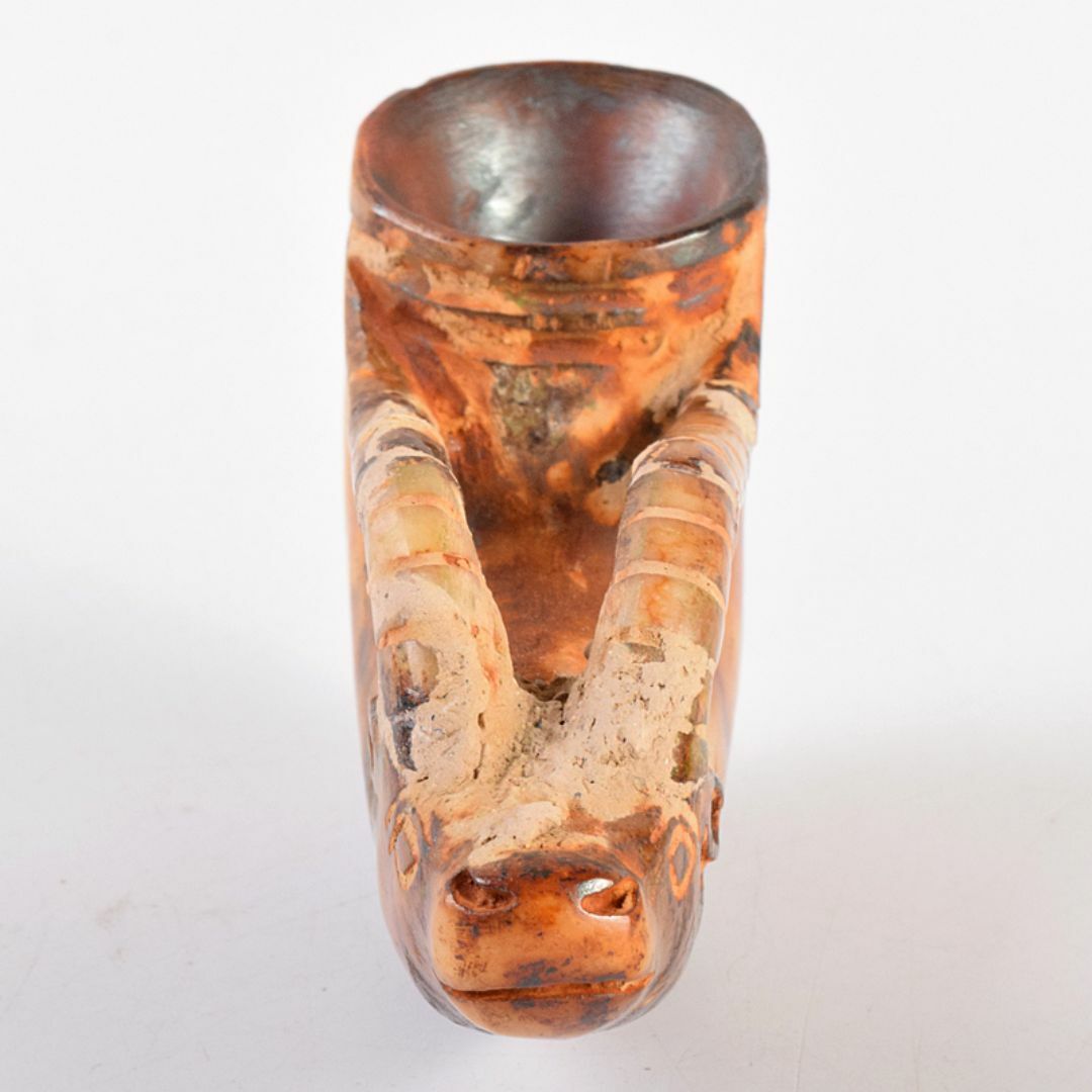 中国 玉石白玉彫刻 木瓜形水孟 筆洗 銅匙付 時代箱付 M R6047 【公式通販】