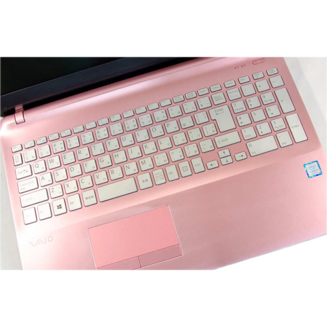 連絡中】 ☆SSD搭載で快適☆ SONY VAIO ピンク 15インチ Wi-Fi Windows10
