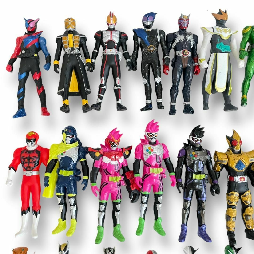 大量セット】仮面ライダー ソフビフィギュアまとめ売り66体昭和平成