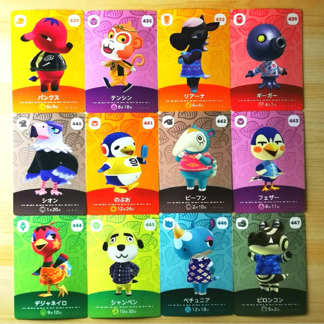 あつまれどうぶつの森 amiiboカード 人気住民 まとめ売り あつまれ
