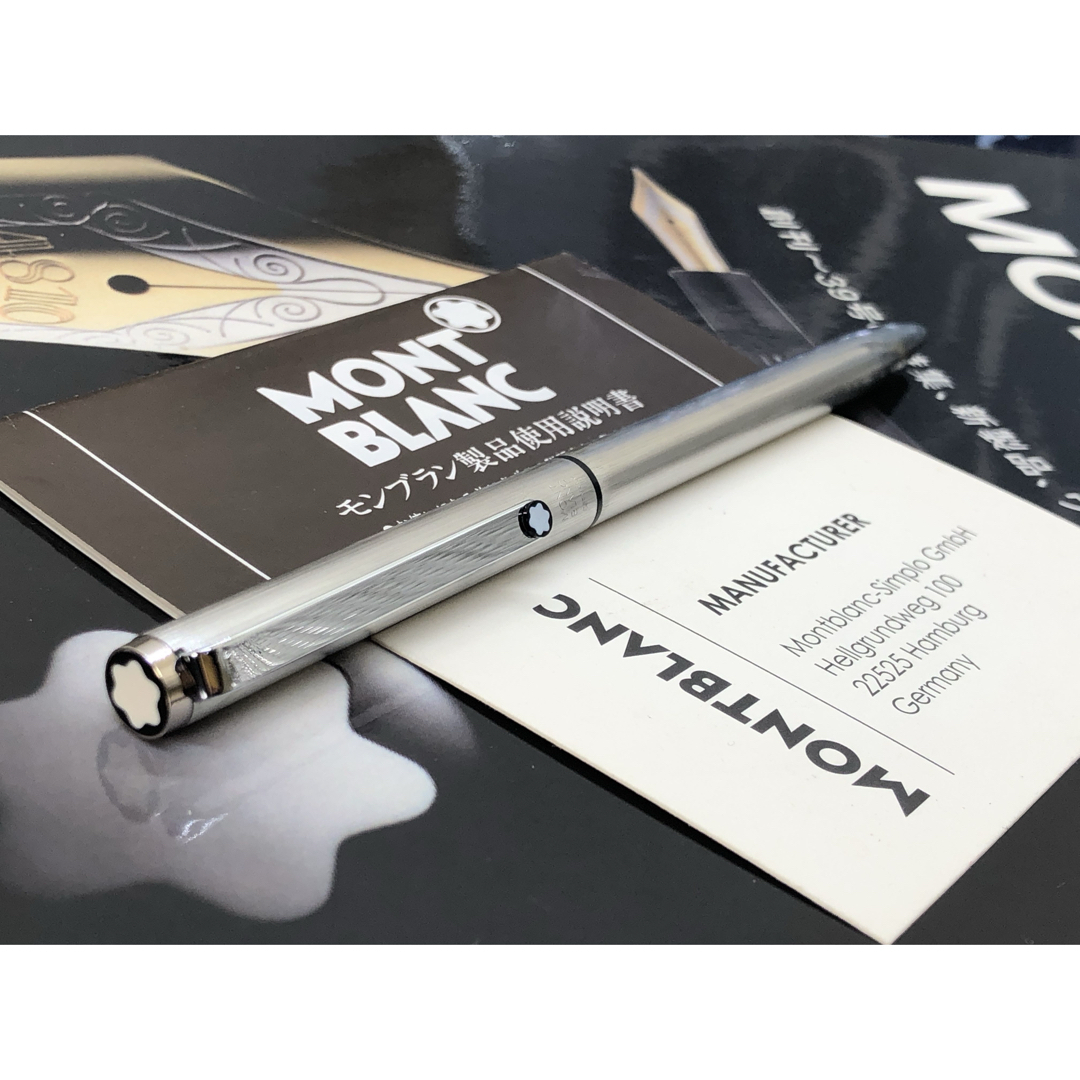 安い モンブラン ☆カスタム・バフ仕上げNo2735☆2色ボールペン鏡面