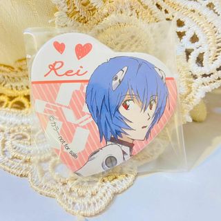 エヴァンゲリオン 式波・アスカ・ラングレー ハート缶バッジ