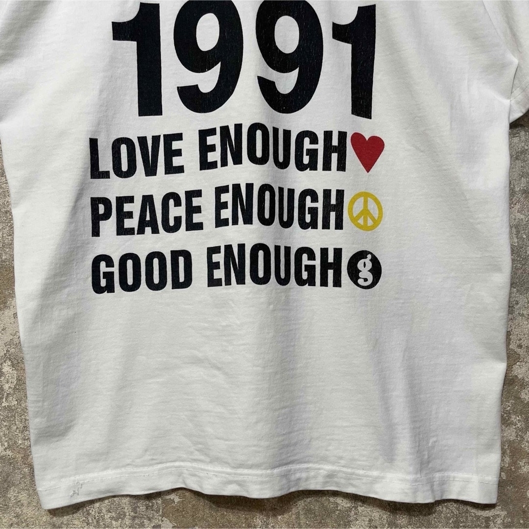 GOODENOUGH - USA製 GOOD ENOUGH グッドイナフ プリント Tシャツ anvil