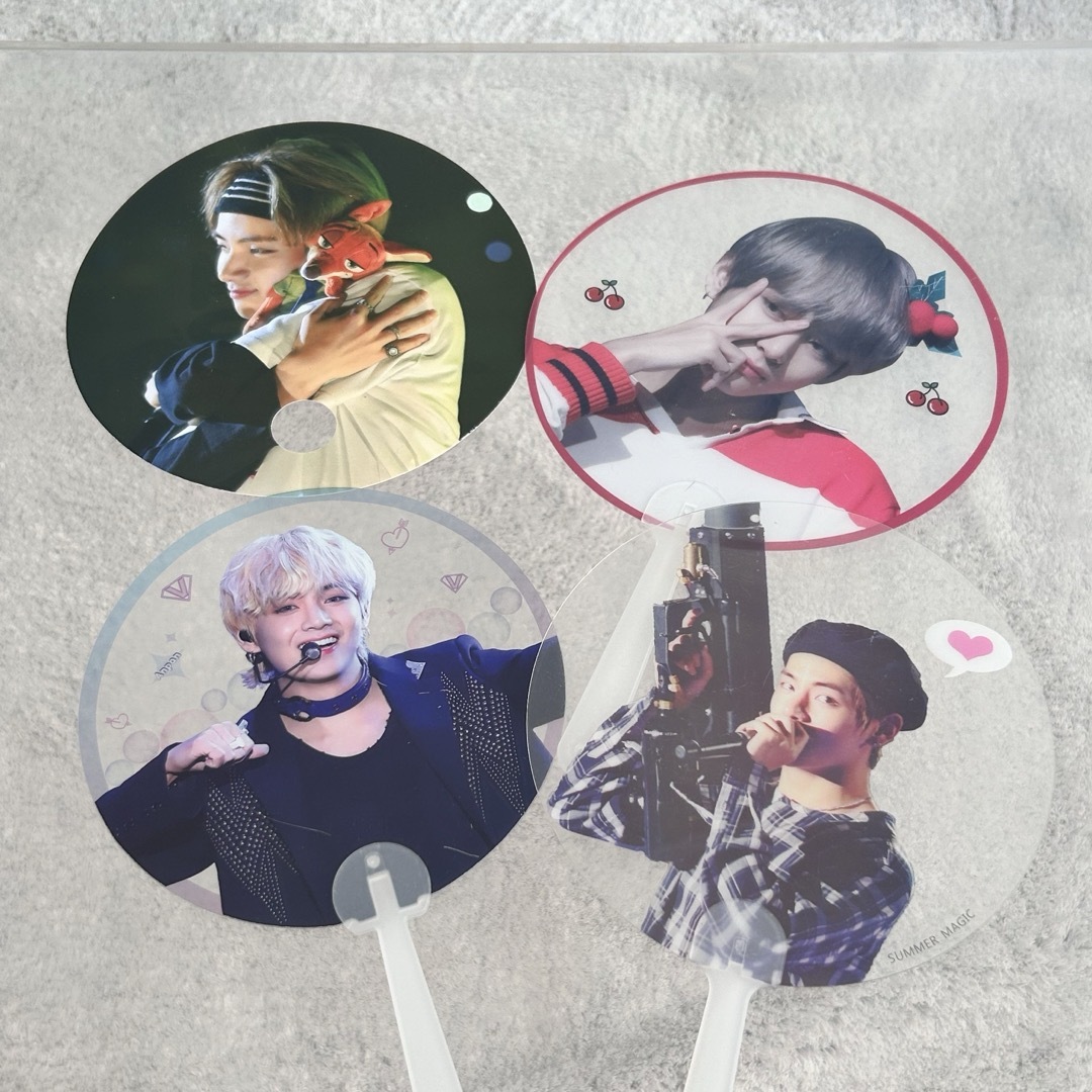 BTS グッズ アルバム うちわ セット テヒョン BTS グッズ アルバム