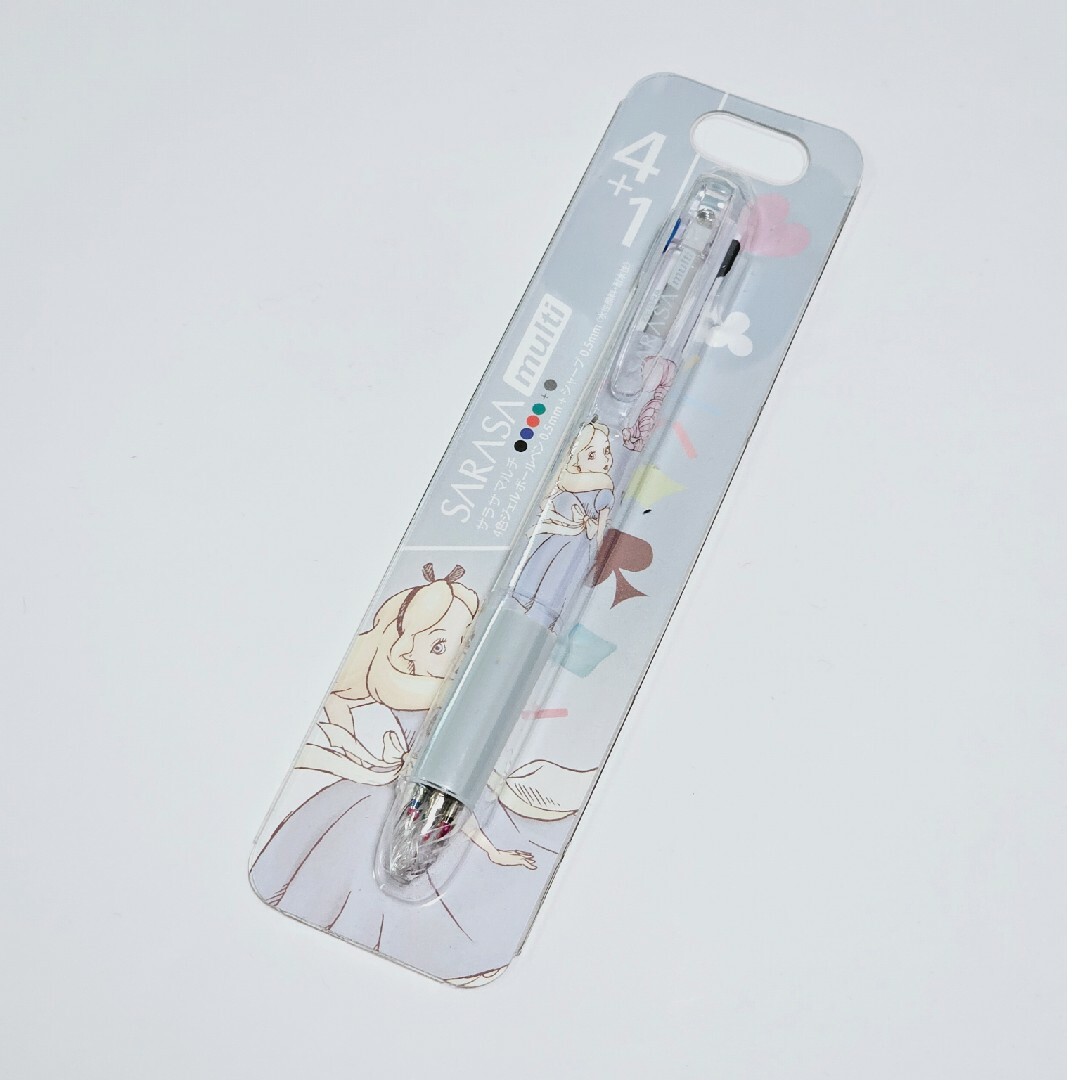 ディズニーストア 不思議の国のアリス ボールペン SARASA 4+1