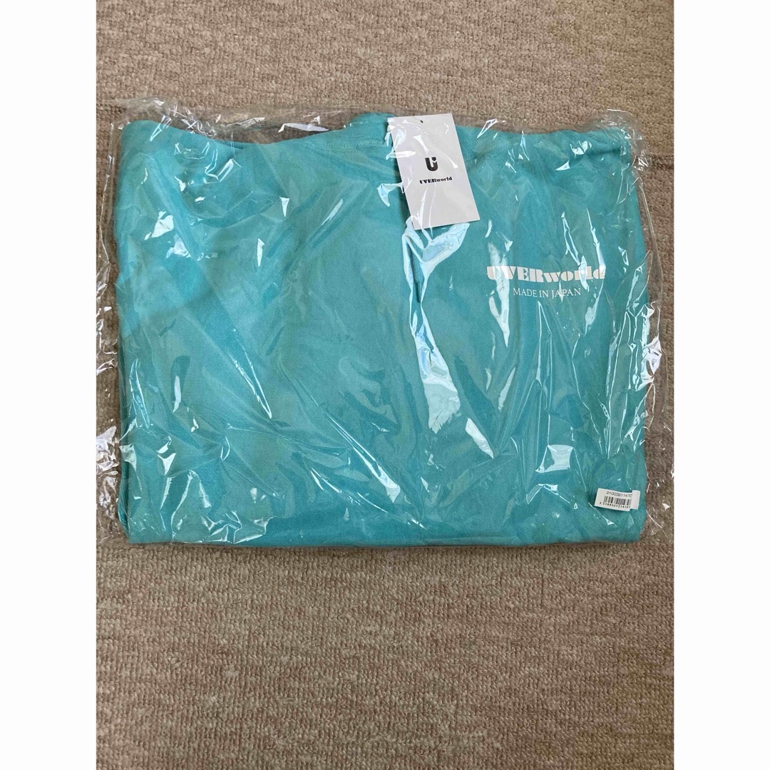 UVERworld パーカー ターコイズブルー XL .: UVERworld