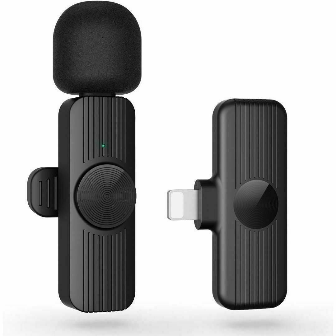 ワイヤレスマイク iphone ピンマイク 360°集音 自動ペアリング 10個