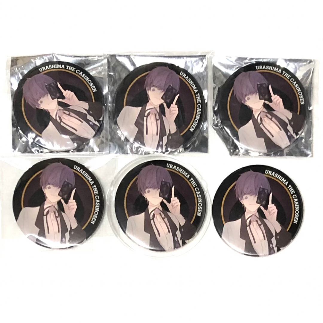 浦島坂田船 志麻 缶バッジ ポーカーフェイク 59個 shuffle 缶バ 志麻