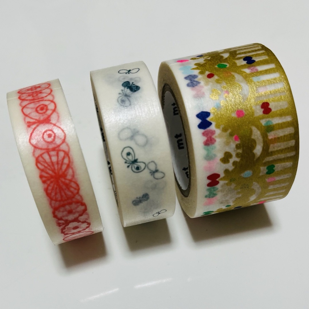 3点セット mt マスキングテープ ミナ choucho マステ エムティー