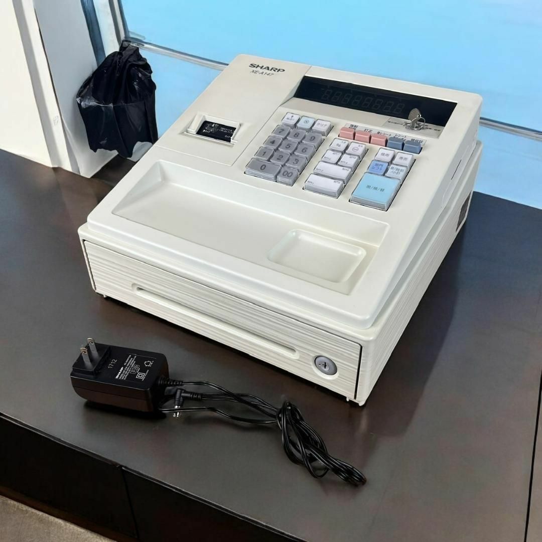保管品 設定無料 SHARP XE-A147-W 電子レジスター 250811 保管品 設定