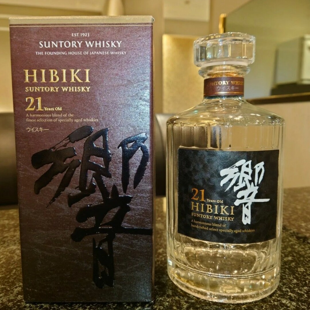 響 21年 700ml HIBIKIサントリー空瓶、専用箱あり Hibiki 21年 響21