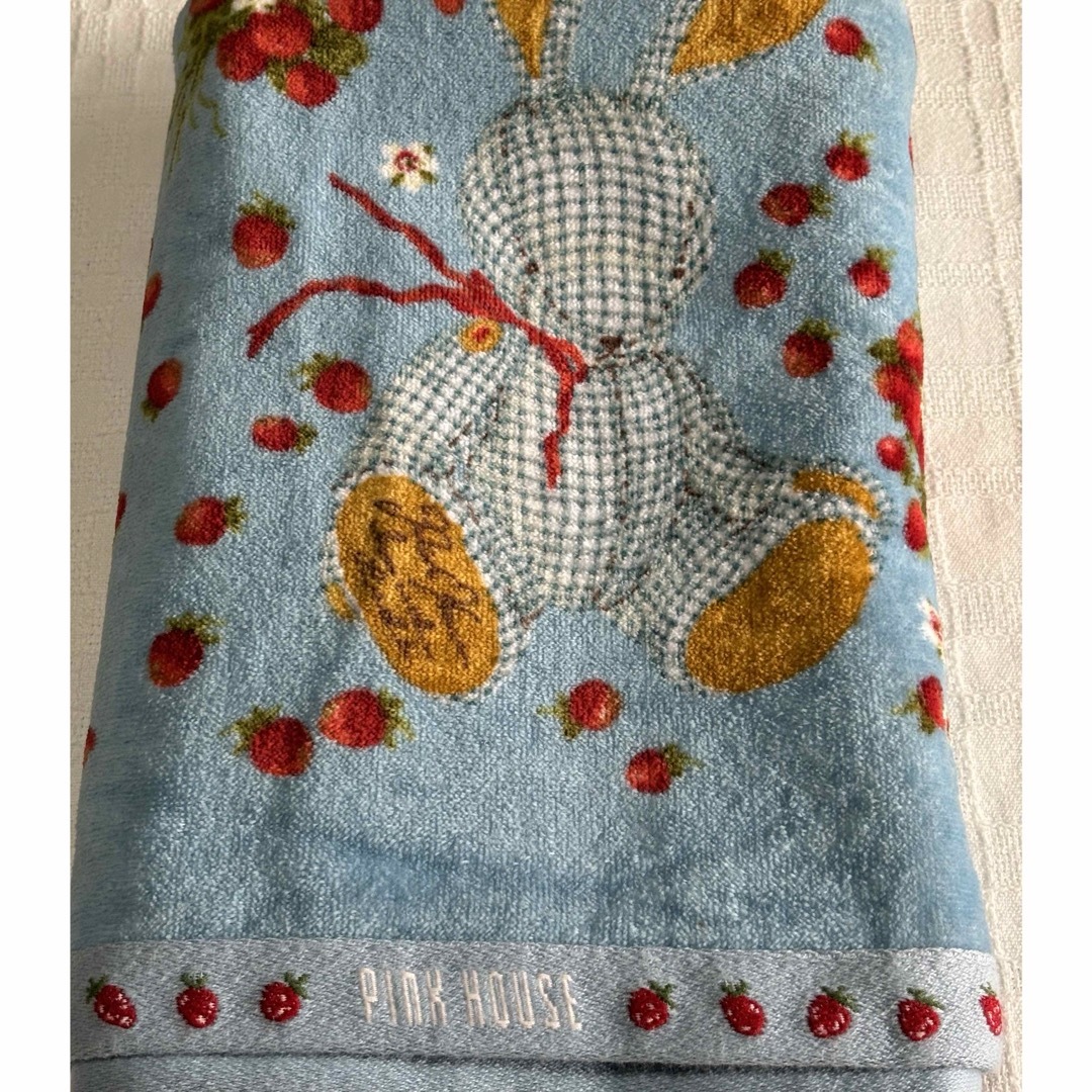 pinkHOUSE ピンクハウス ギンガムうさぎ バスタオル 【公式通販】