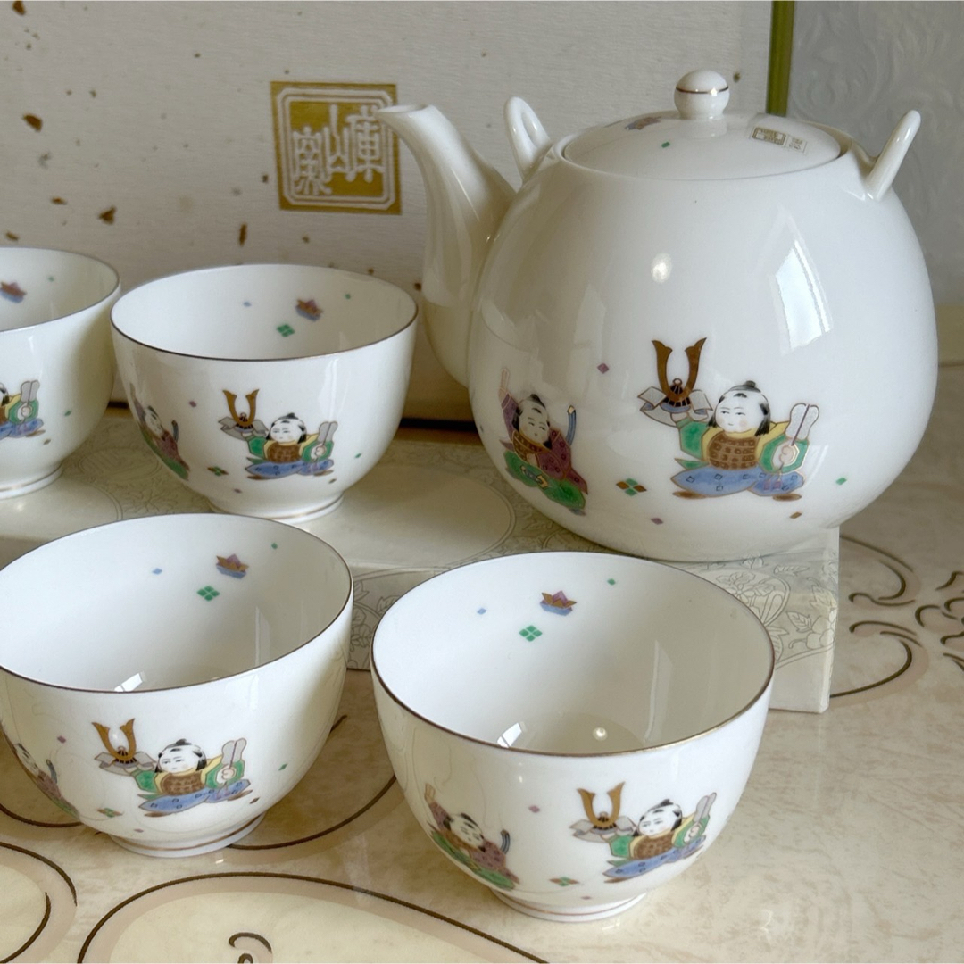 茶器セット 箱つき 源右衛門 急須 湯呑5個 お値下げ 【公式通販】