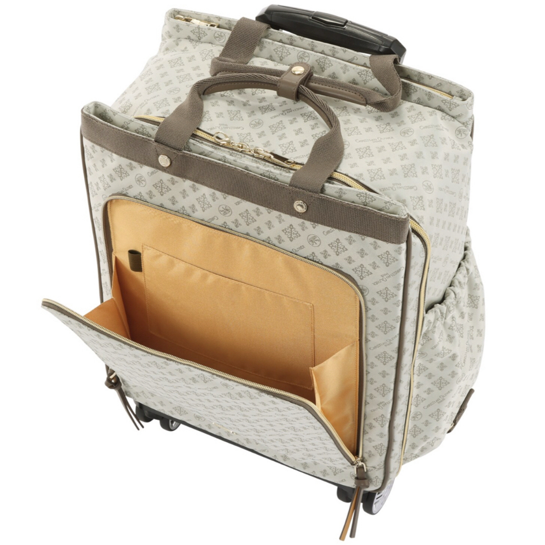 新品 H6 クリスチャン オリビエ はっ水ジャガード 脱着式 5輪キャリー