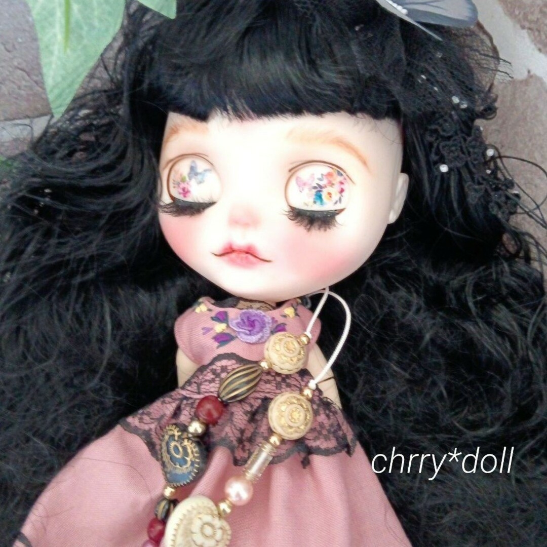 Amazon.co.jp: ネオ ブライス 黒髪、黒い肌、つやつやしたかわいい顔の