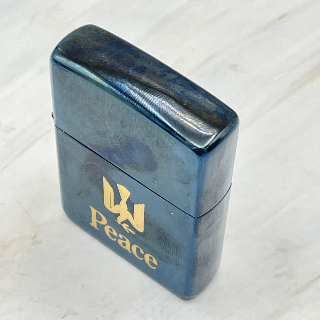Zippo Peace ピースブルーチタン1995年製ビンテージライター