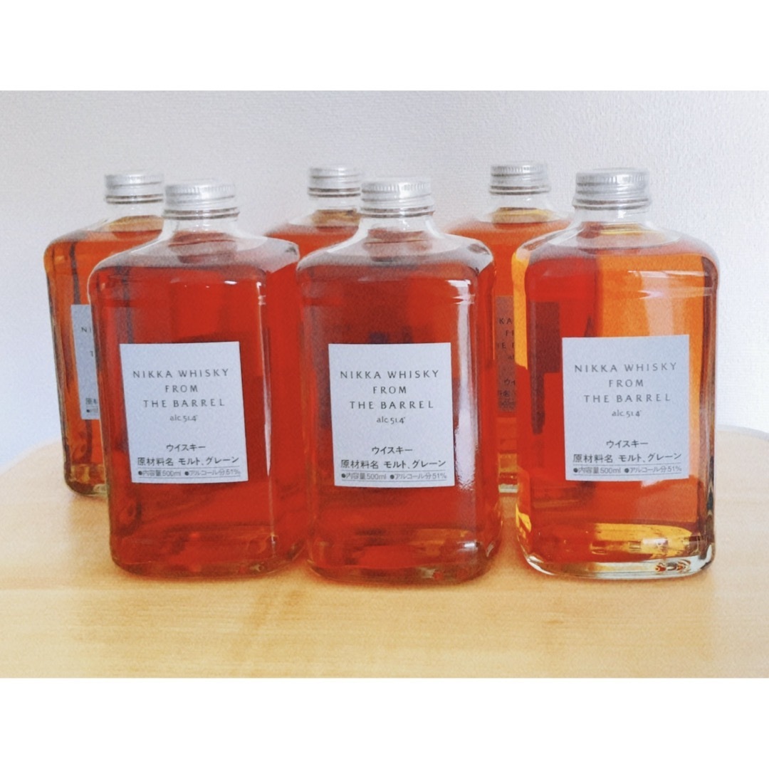 ウイスキー NIKKA 500ml 箱無 6本セット 未開栓品 フロムザバレル