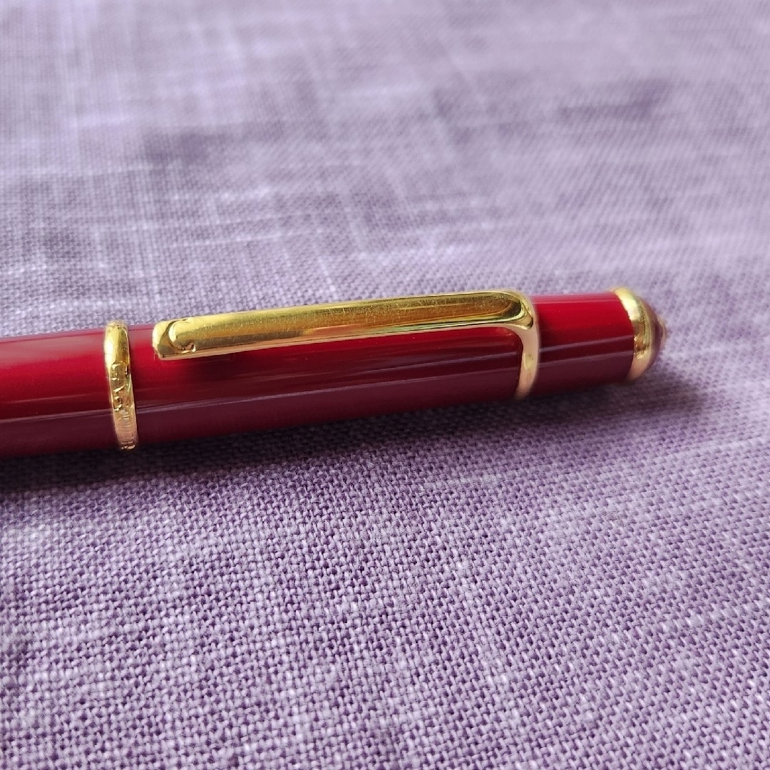 Cartier カルティエ ボールペン レッド ゴールド ボックス付き Cartier