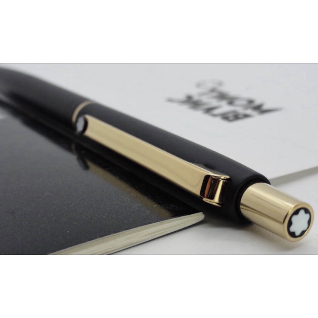 極上の モンブラン ☆No2918ブラックカラー軸ゴールドプレート☆ボールペン