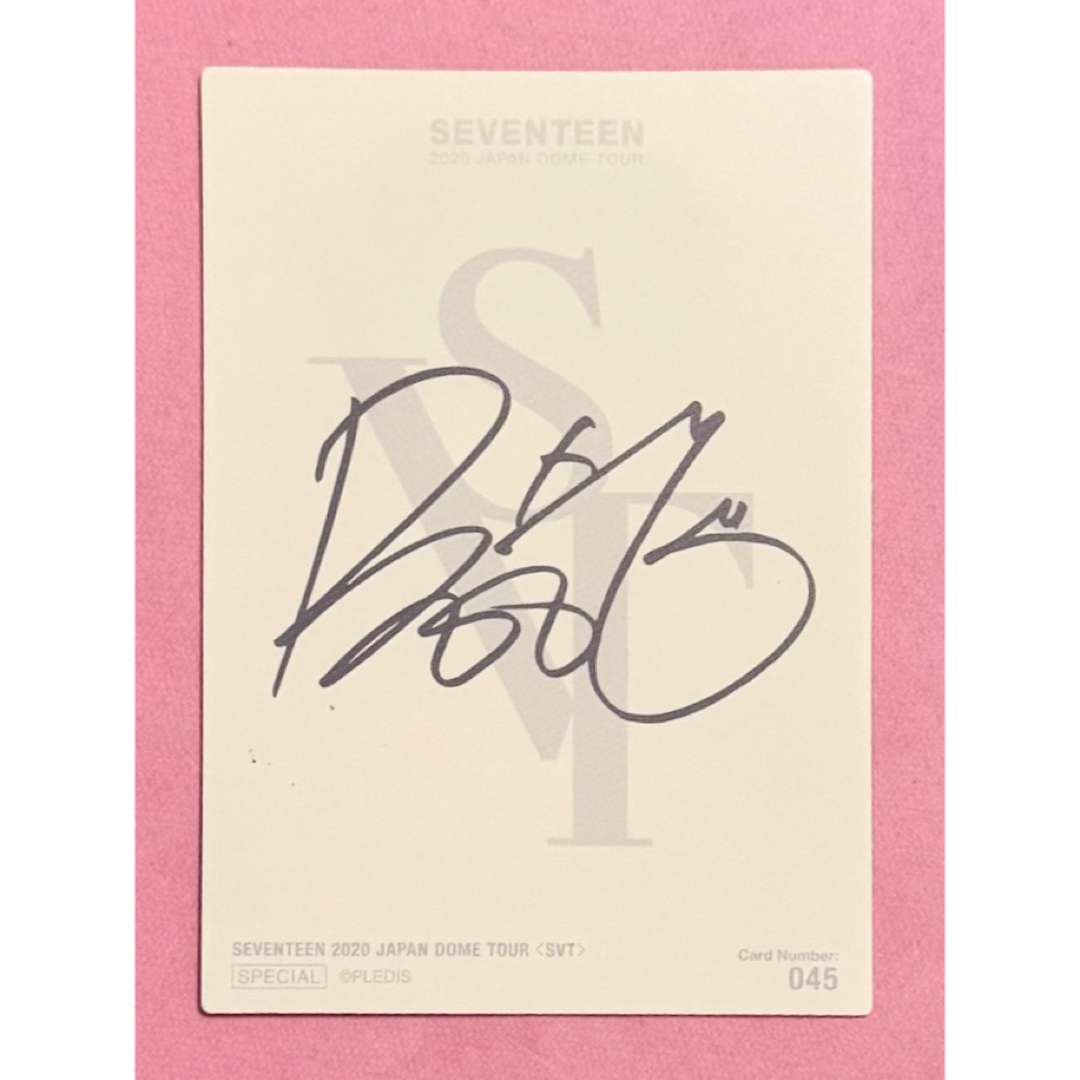 SEVENTEEN スングァン サイン入りチェキ SEVENTEEN スングァン 直筆