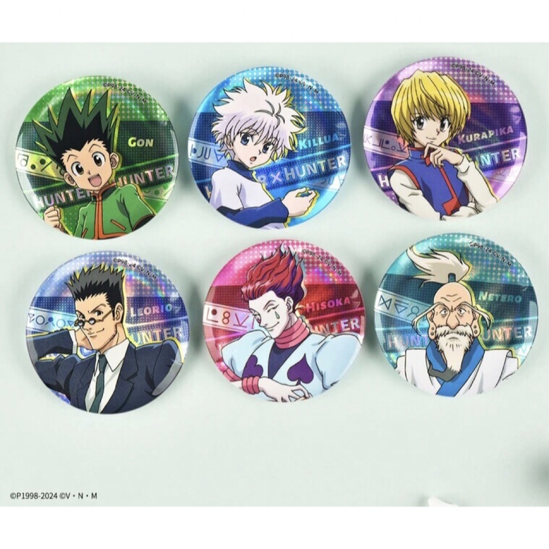 HUNTER×HUNTER 彫金シリーズ 缶バッジ クロロ セット 中国限定