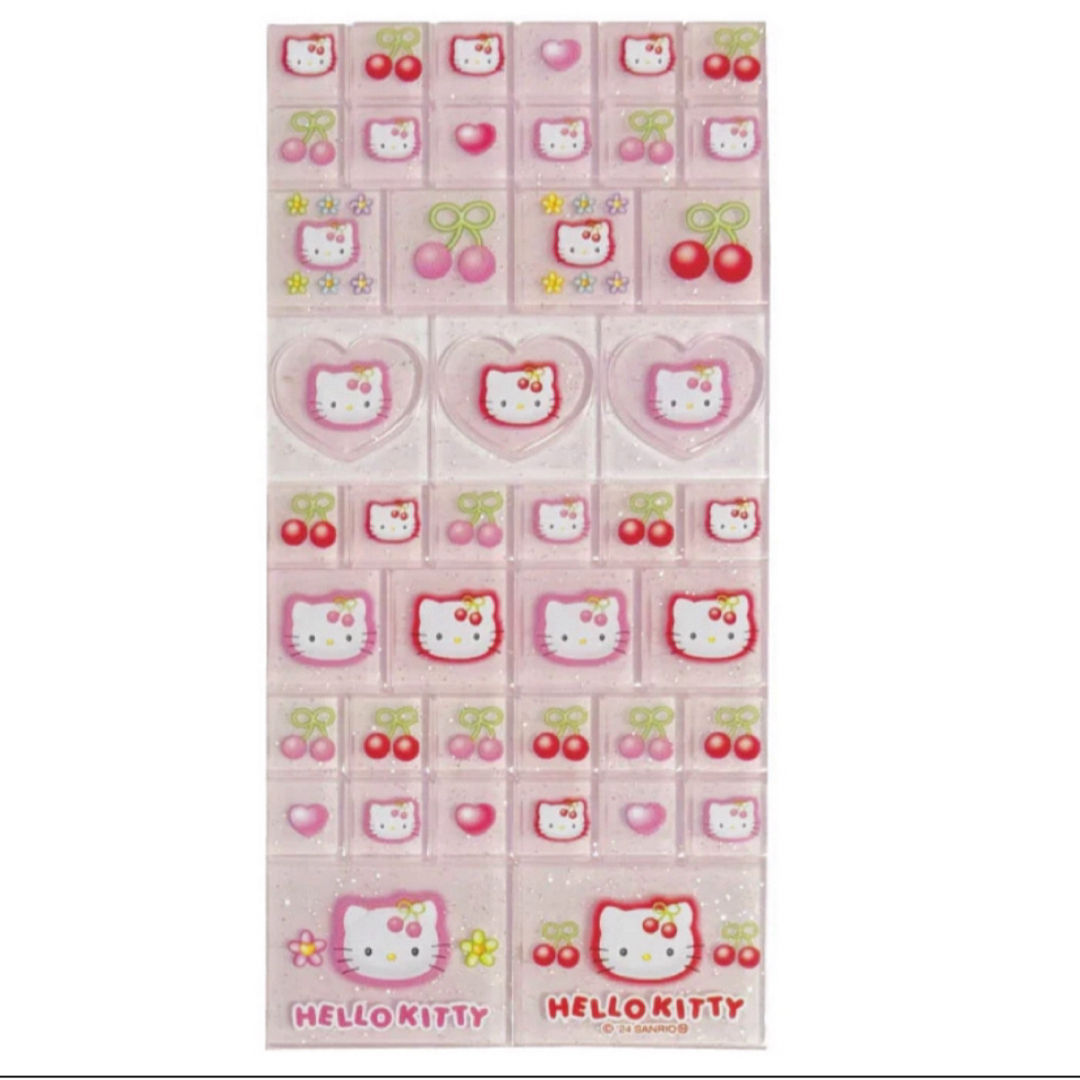 レア! ハローキティ タイル風シール トロピカル シール 平成レトロ