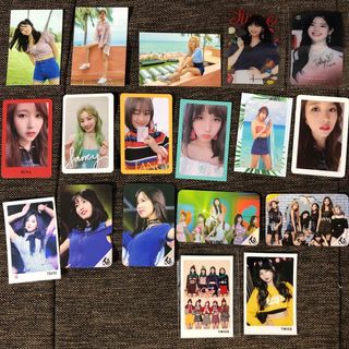 TWICE トレカ 9人×2セット 18枚 TWICE トレカ 9人×2セット 18枚 TWICE