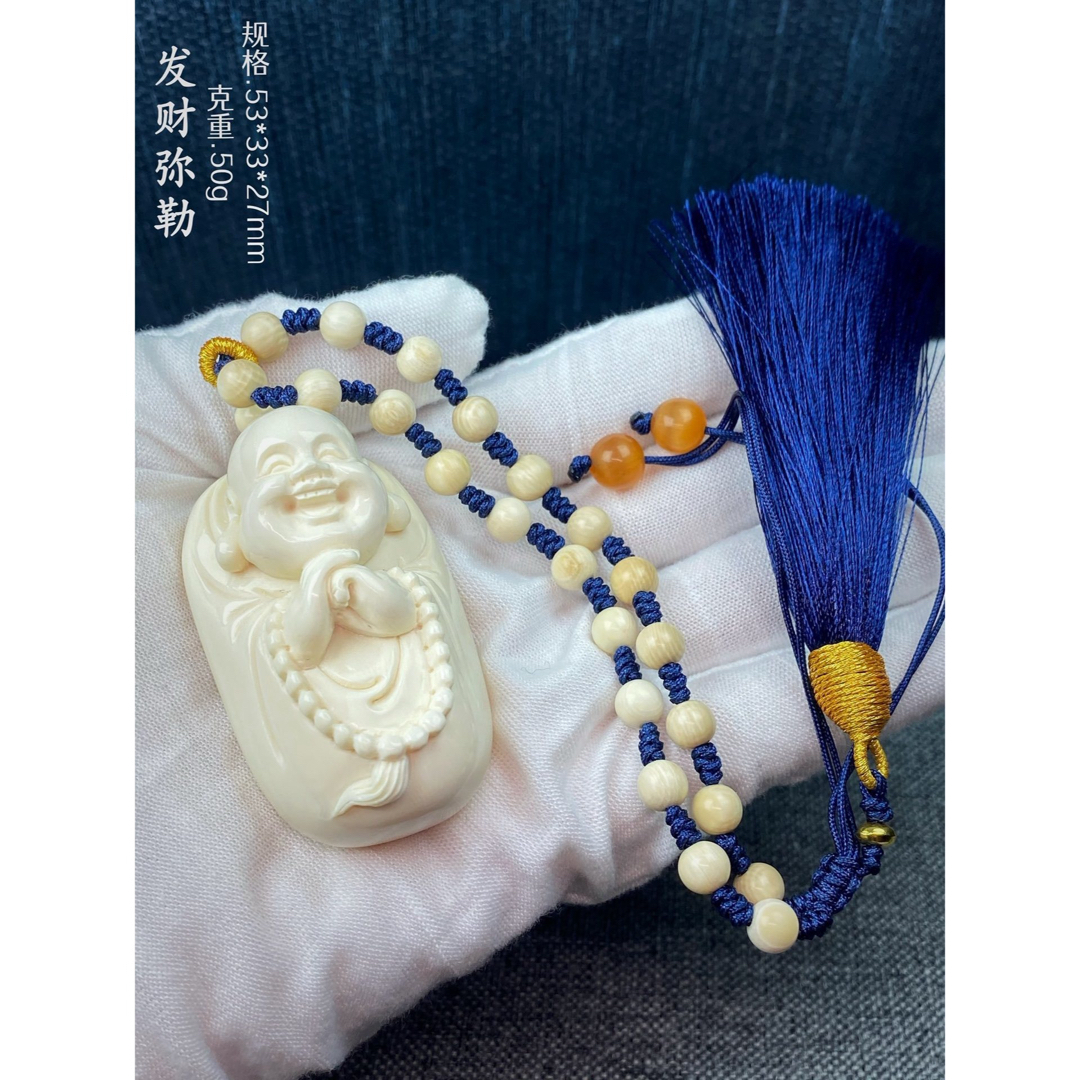 天然マンモス牙美しい手作り彫刻 招財貔貅 手握り物 【公式通販】