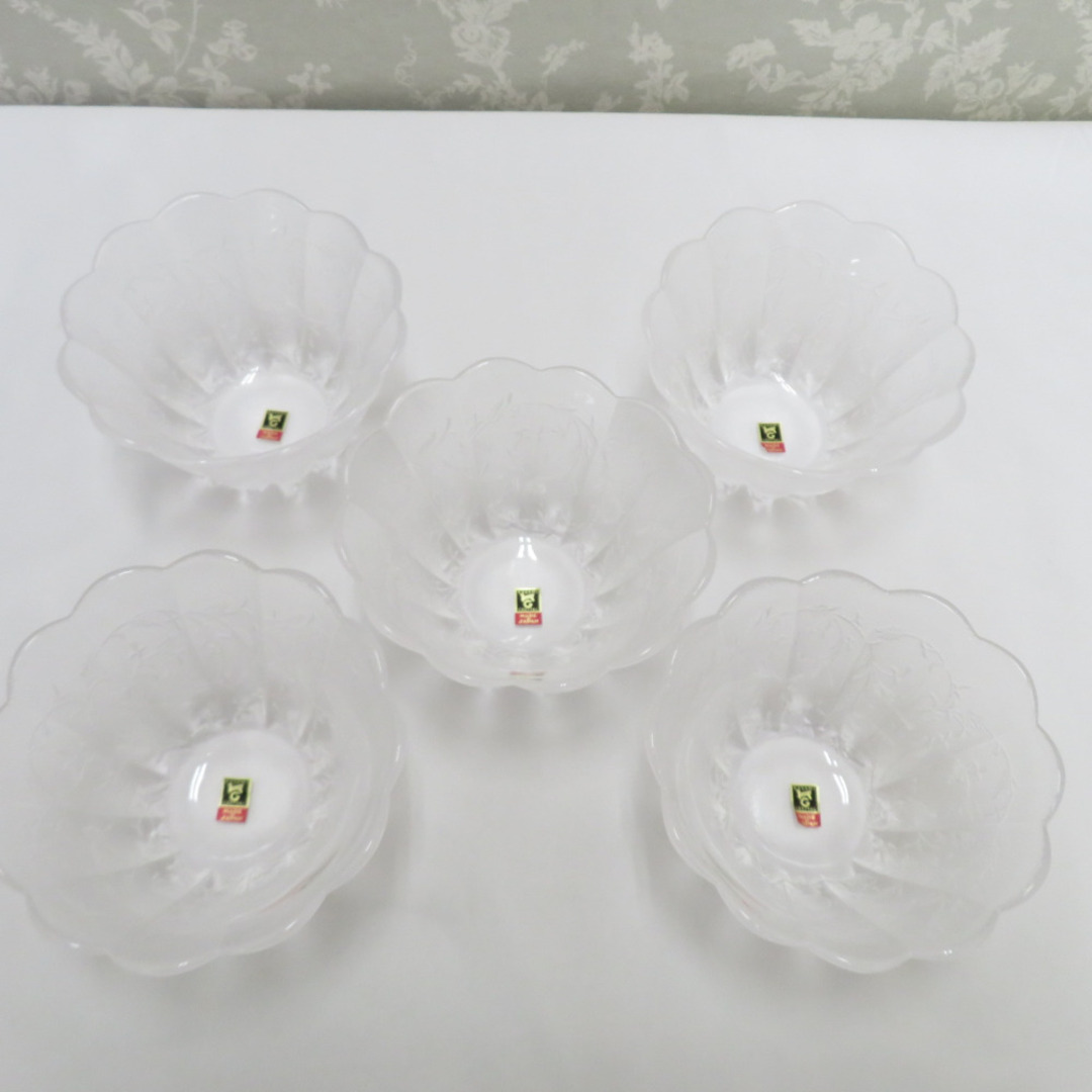 各務(カガミ)クリスタル 小鉢揃