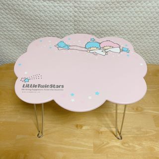貴重 サンリオ リトルツインスターズ こたつ テーブル 木製 キキララ