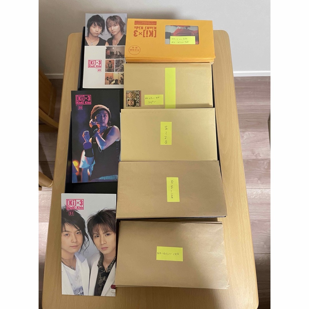 コンプ】KinKi Kids ファンクラブ会報 No.1～最新刊 KinKi Kids