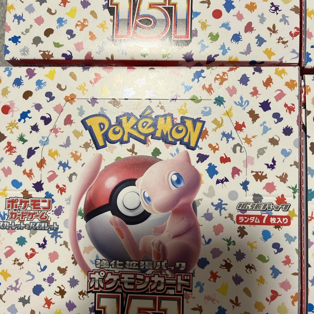 ポケモンカード 151 BOX シュリンクなし 4BOX ポケモンカード151