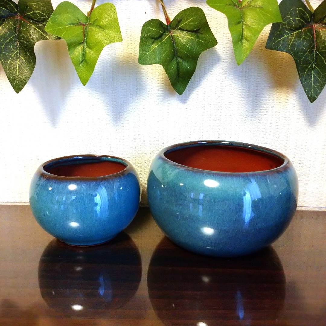 盆栽鉢 植木鉢 陶芸 園芸 盆栽 盆栽鉢 陶磁器 陶芸 花器 極細工 美品