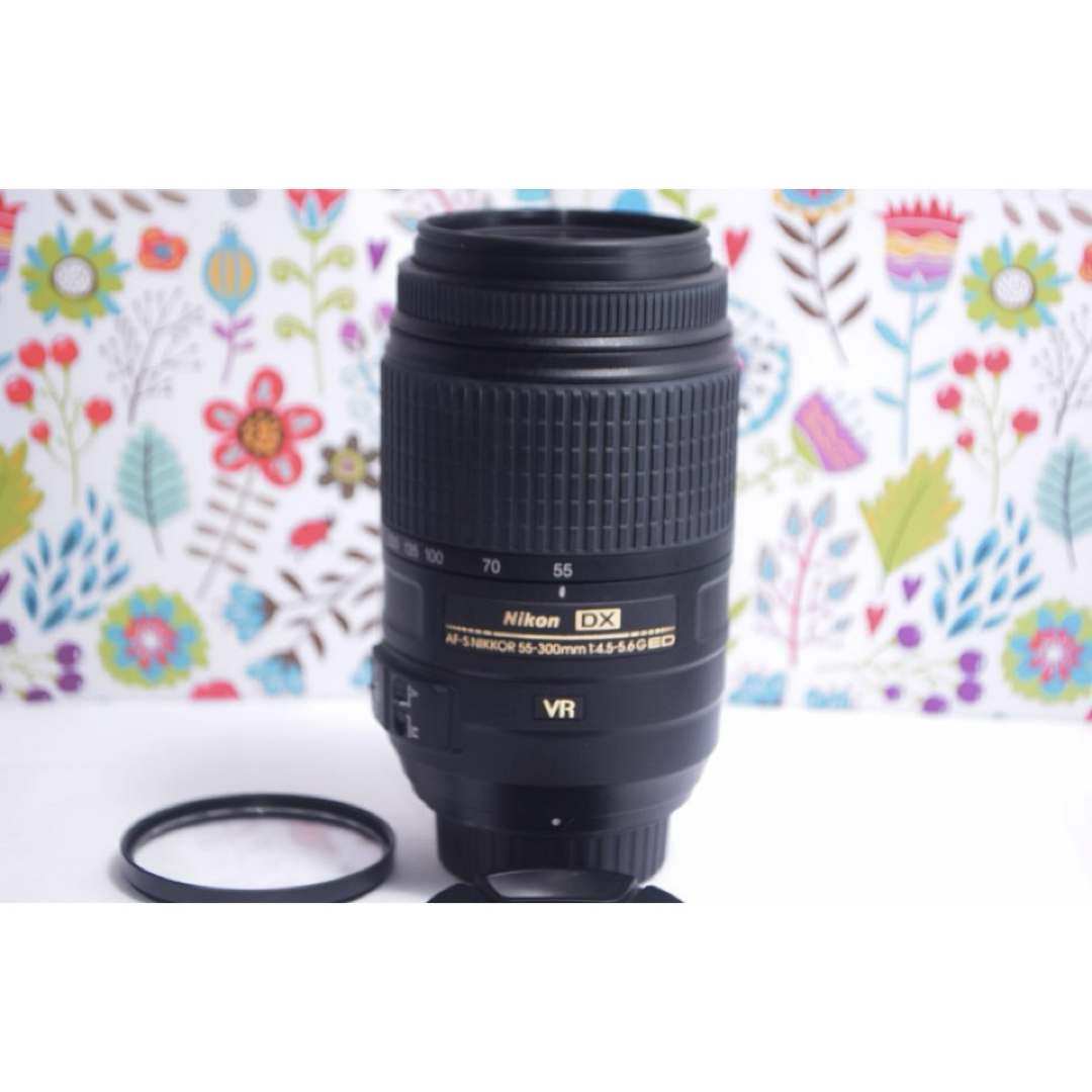 Nikon AF-S 55‐300㎜❤VR望遠レンズ❤手振れ補正付き♪