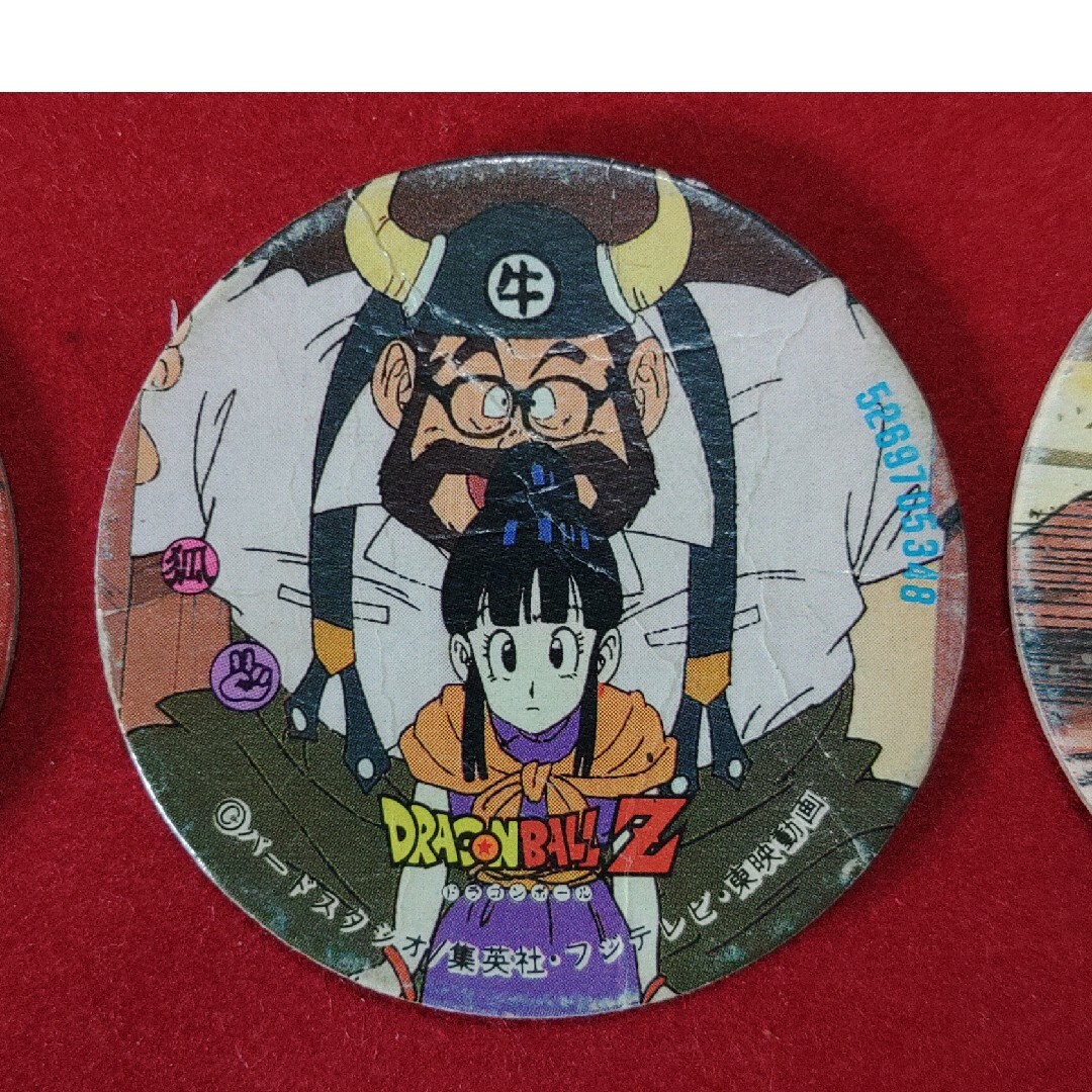 ドラゴンボール - ドラゴンボールZ 丸メンコ 天津飯 チチ レトロめんこ