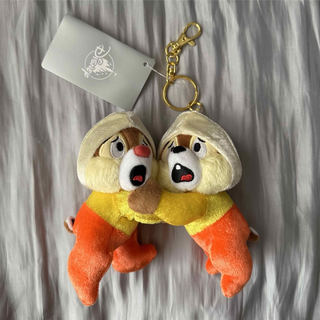 ディズニー ランド チップ&デール ぬいぐるみ キーホルダー チャーム