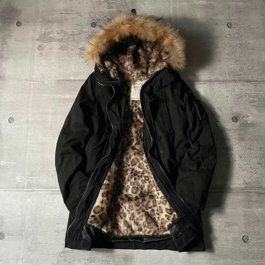 00s archive ファーダウンジャケット 光沢 平成 ギャル男 y2k 00s