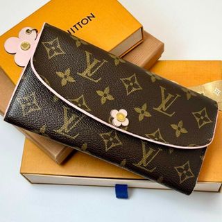 鑑定済✨ルイヴィトン✨モノグラム ポルトフォイユ エミリー フラワー