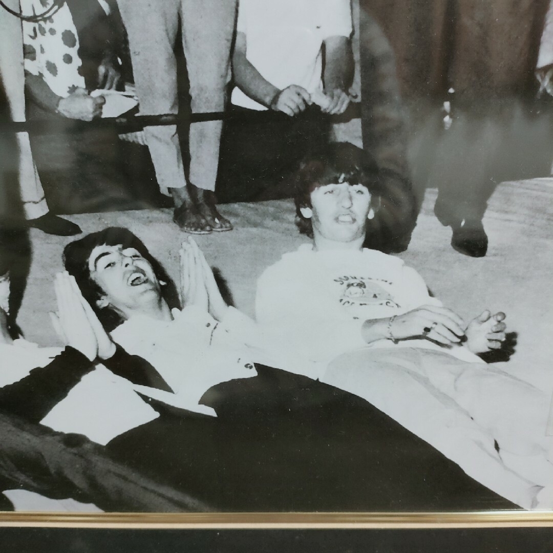 モハメド・アリ直筆サイン入り ビートルズ 鑑定証明書あり 額縁入り の