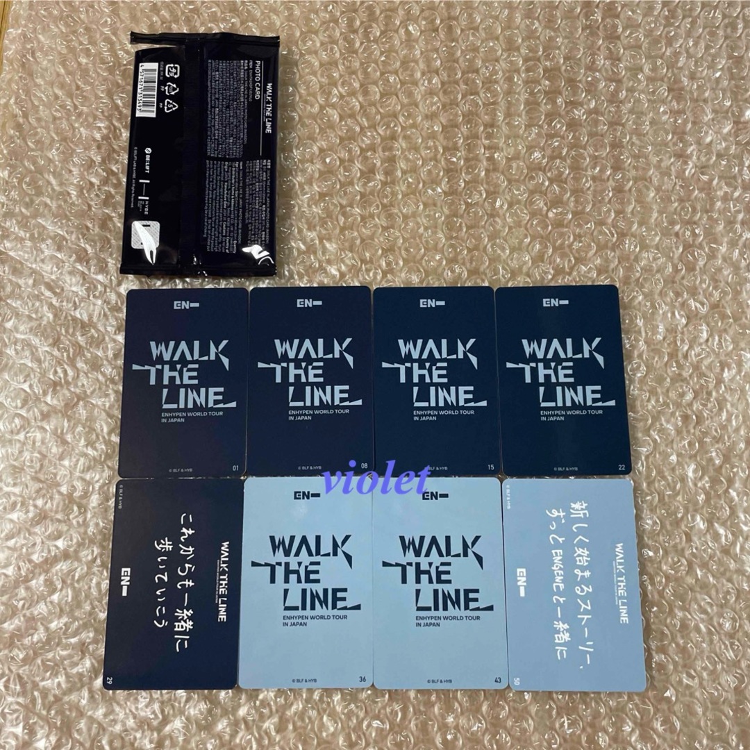 ジョンウォン トレカ WALK THE LINE コンプ 8枚 ENHYPEN WTLグッズ