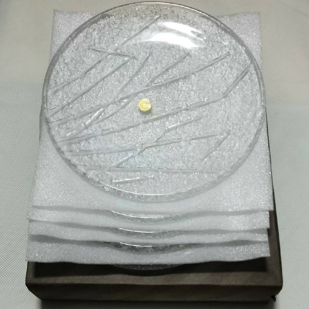 5433 HOYAクリスタル 名月シリーズ とくさ皿 5客セットの通販 by まお