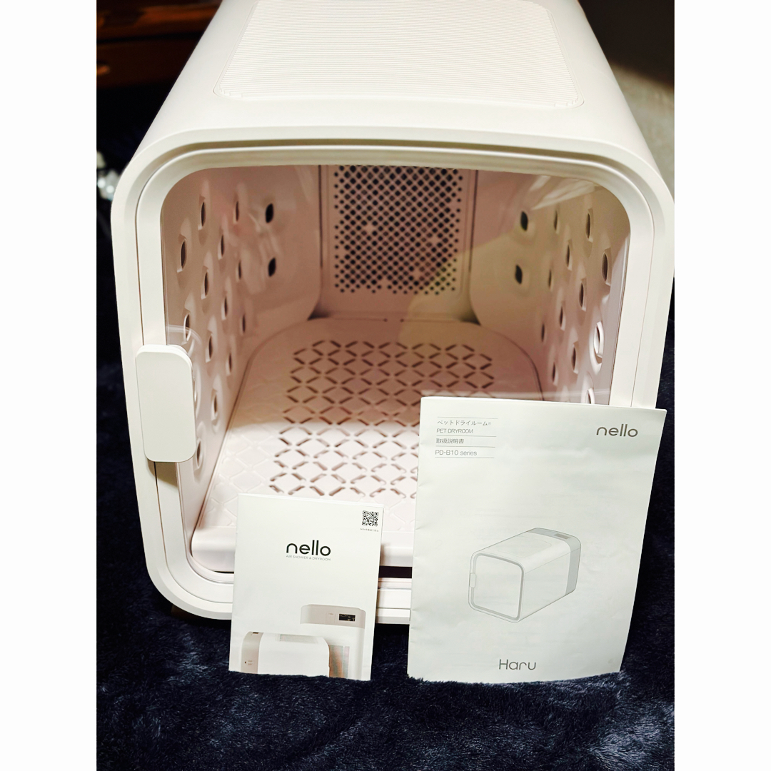 nelloペットドライルーム エアシャワー ピンク（薄ピンク）｜nello