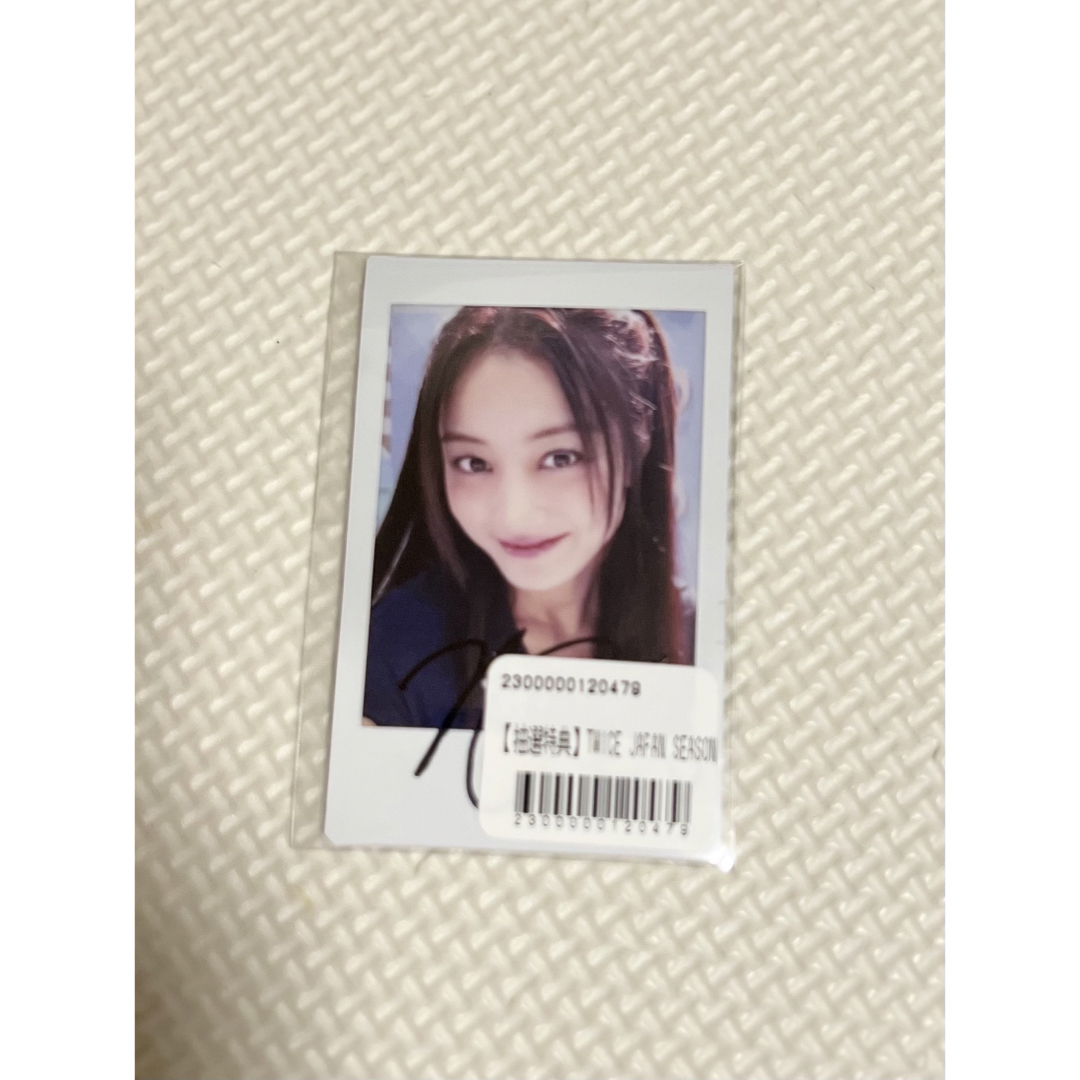 TWICE 直筆サイン 当選品 ジヒョ TWICE READY TOBESPECIAL JIHYO 直筆